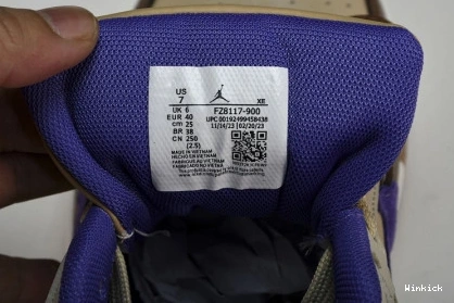 Travis Check The Scott FZ8117-900 x Jordan Cut 1122